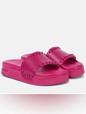 Christian Louboutin Pool Stud Slides
Size: EU 41 / US Women 10